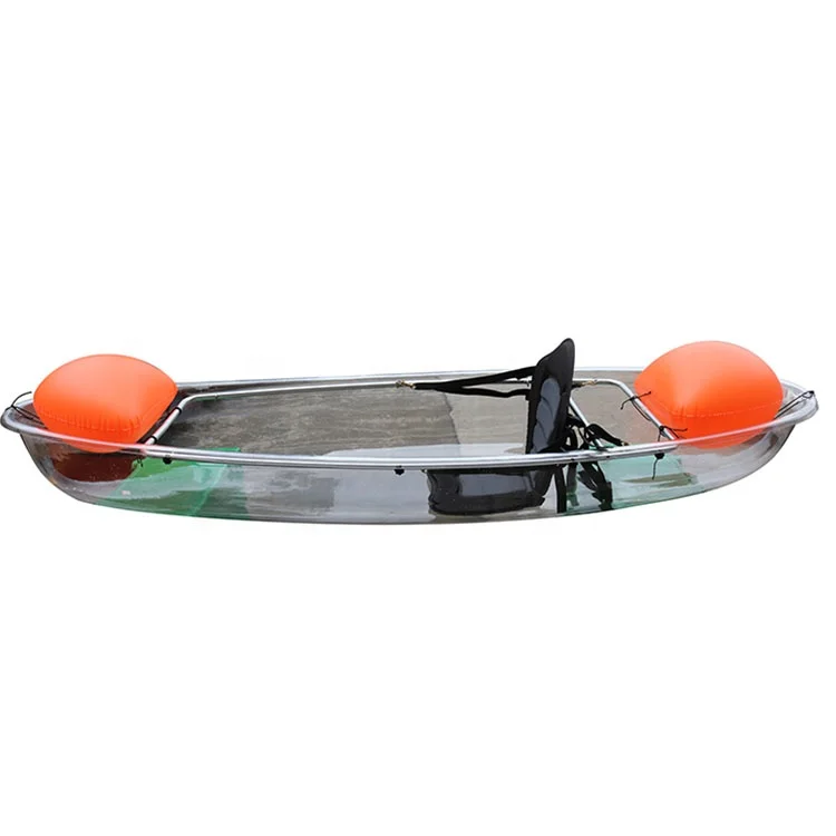 

Hot sale Polycarbonate clear boat PC material transparent kayak for sale