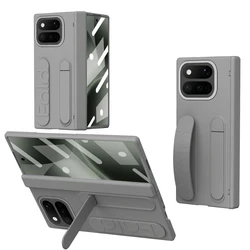 Swivel Folding Phone Case with 180° Wristband Stand and Full Lens Protection - Google Pixel 11 Pro Fold (GRAY)