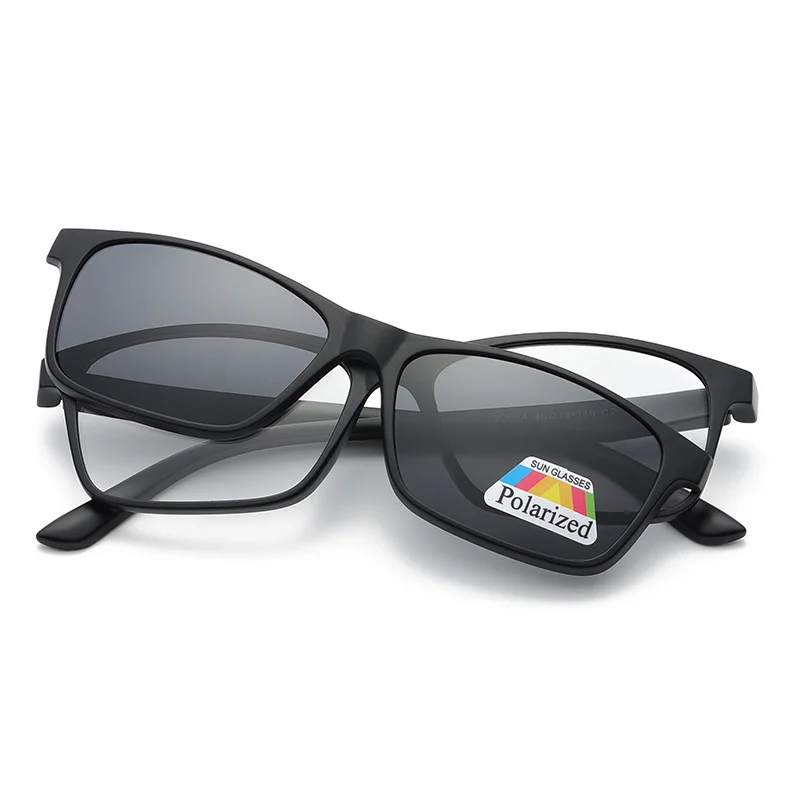 IOHLNG Occhiali Da Sole Con Clip Polarizzati Categoria 4 – UV400, Uomo Donna, Sopra Occhiali Da Vista