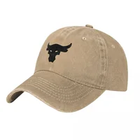 Brahma Bull The Rock Project Gym Baseball Cap Black Logo Men Women Sun Visors Hip Hop Hats Summer Running Hippie Snapback Cap 1