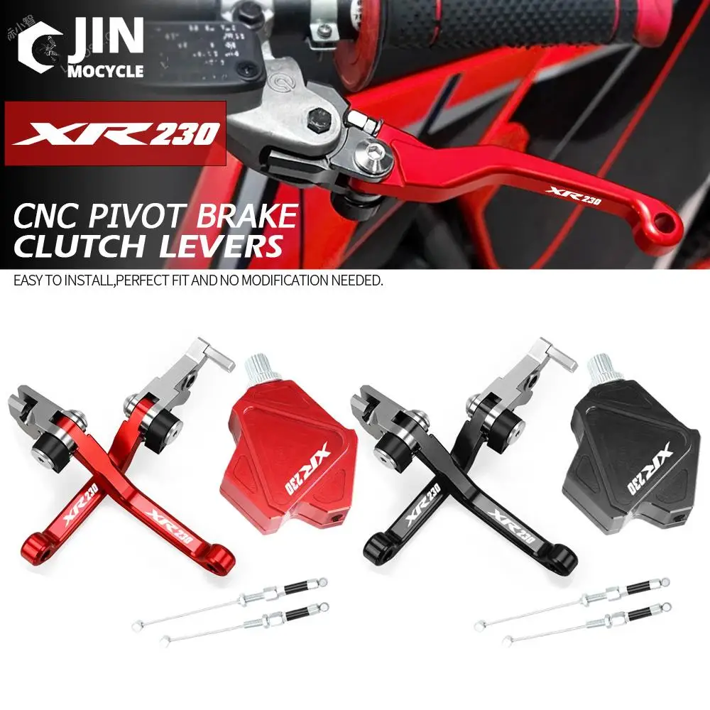 

For HONDA XR230 MOTARD 2005-2012 2011 Motorcross Accessories CNC Stunt Clutch Lever Easy Pull Cable System Brake Clutch Levers