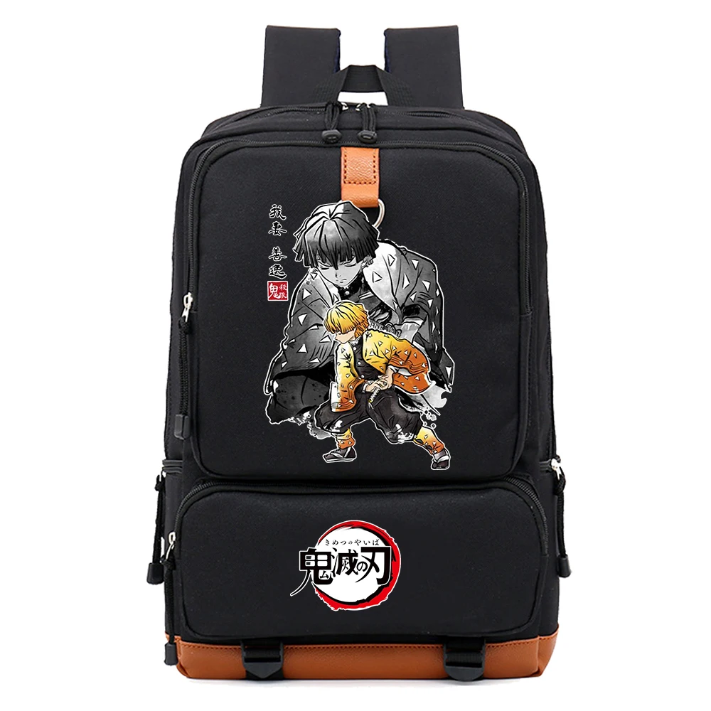 Anime Demon Slayer Douma Schoolbag Backpack Laptop Teens Student Book Bag Gift 4
