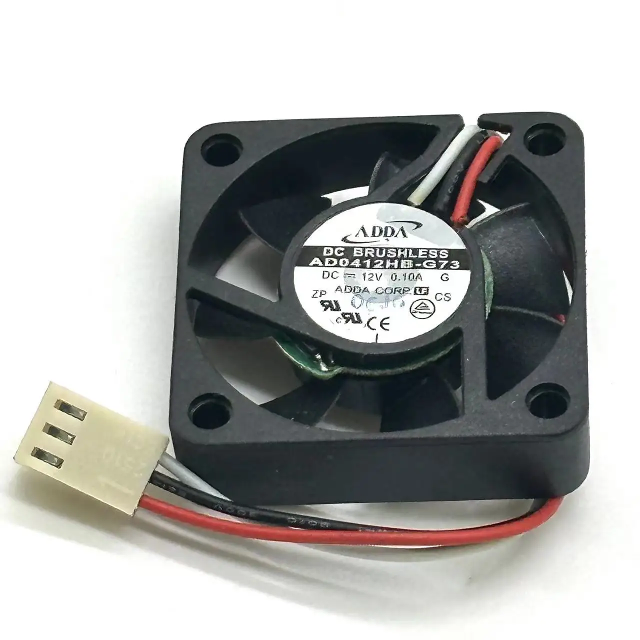 Ventilador de Refrigeração Adda-server Fios dc 12v 0.10a 40x40x10 mm Ad0412hb-g73