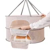 Folding clothes drying net Flat drying net pocket with zipper Folding fishing net Non toxic polyester net 3