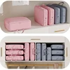 Compression Packing Cube Wardrobe Drawer Puffer Jacket Storage Foldable Luggage Suitcase Organizer Compressed Travel Clothes Bag 1