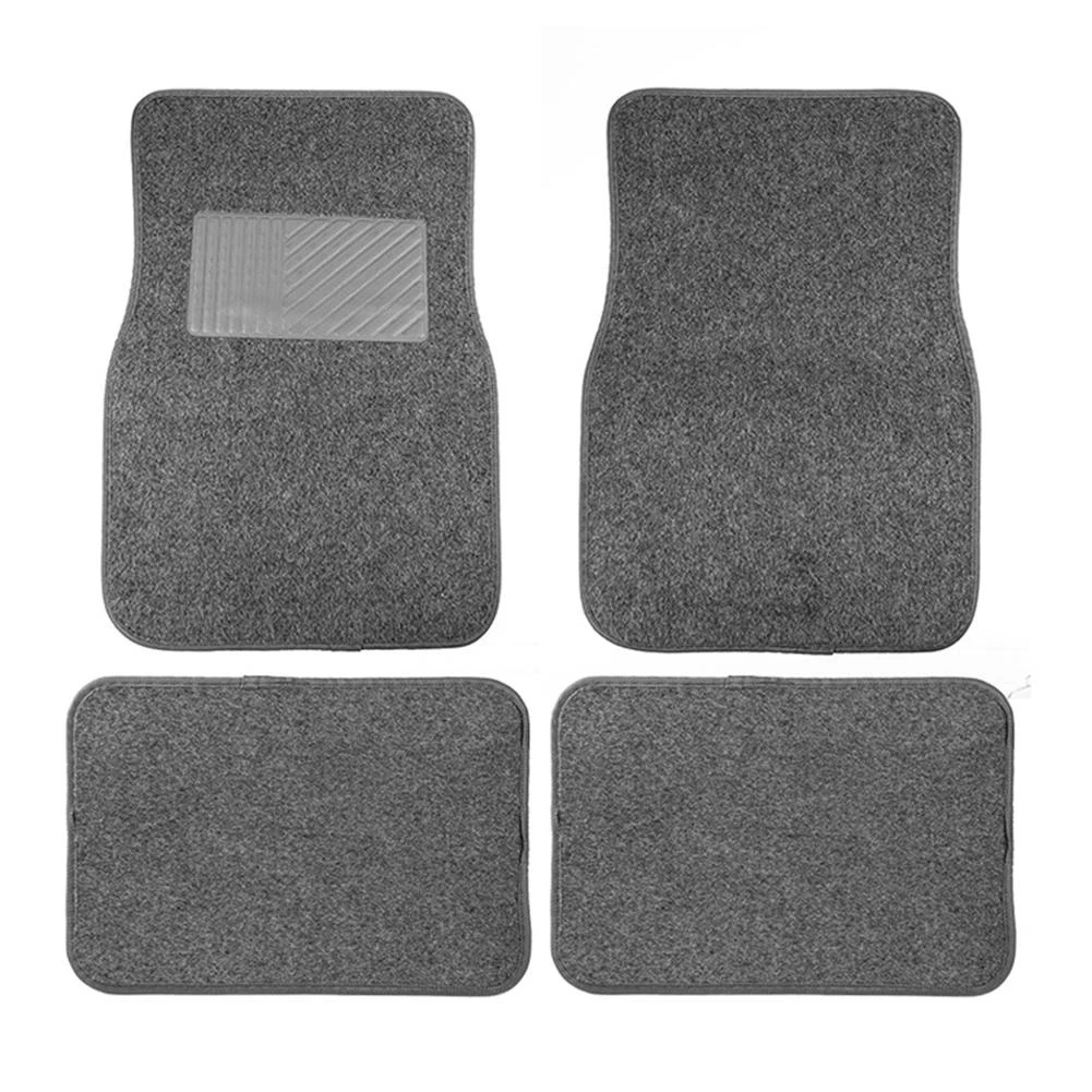 4pcs Car Floor Mats Front Rear Set Waterproof Carpet Antislip Foot Mat