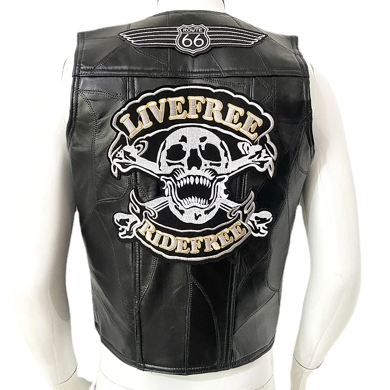 YOKE　シープレザーベスト Amazon | (ザバイカーズゾーン) The Bikersゾーン SOA メンズ