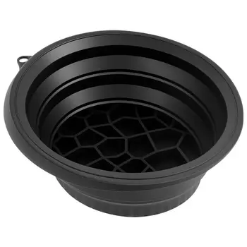 Face Bowl For Ice Facial Cold Plunge Bowl Silicone Reusable Foldable Cooling Washing Basin With Build In Cube Tray For Facial