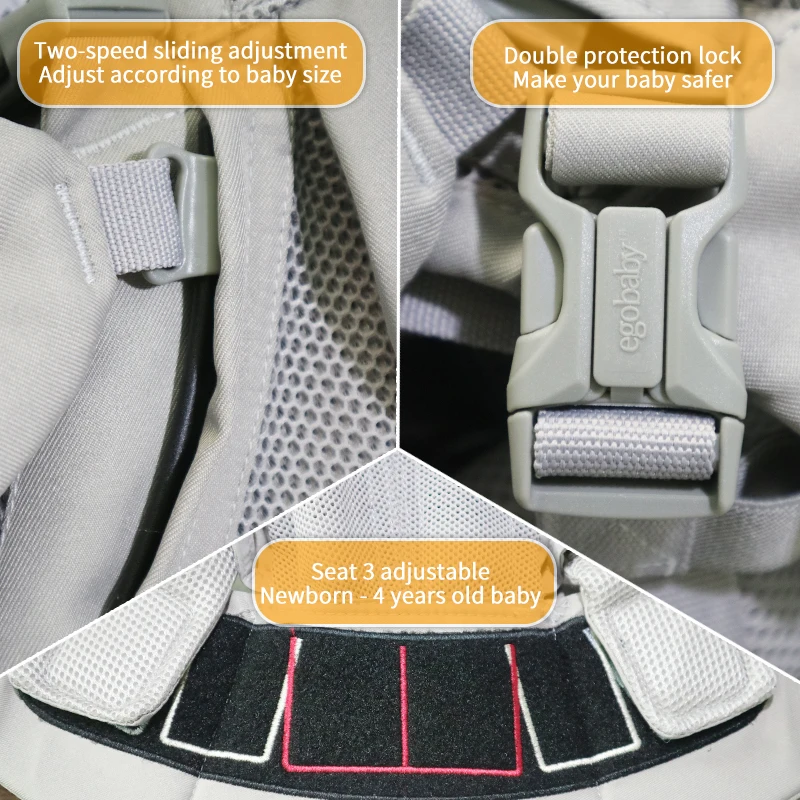 Egobaby 360 Baby Carrier Multifunction Breathable Infant Carrier Backpack Kid Carriage Toddler baby Sling Wrap Suspenders omni 2