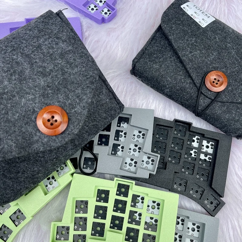 TOTEM 分割キーボード（Choc v1リニア／Bluetooth対応） すぐに使えるワイヤレスキーボール、トラックボール付き / 分割