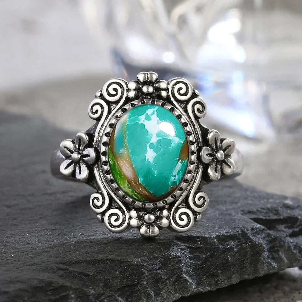 アクセサリー Vintage Silver Labradorite Ring 925 Vintage 925 Sterling Silver Labrodorite Ring with Oval