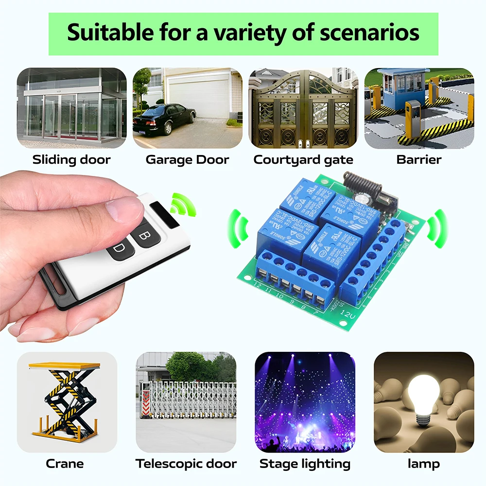 Saldi Relè Di Controllo Remoto Wireless 4CH 200M 2 Trasmettori 4 Canali - Banggood Alia Mobile-arrival Notice - Foto 2