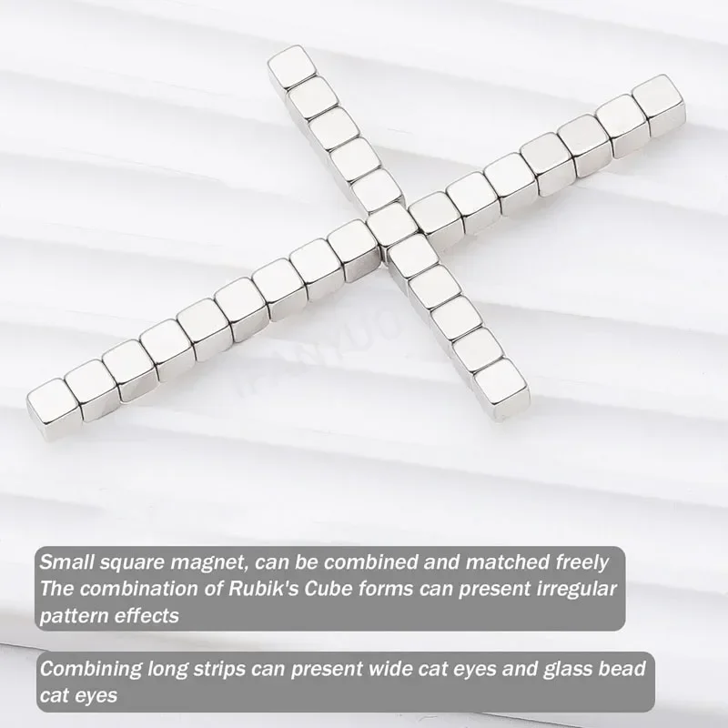 Cat Eye Nail Tool Magnetic Nail Art Tools Magnetic Nail Tools Nail Care Tools Multi-function Cube Magnet Nail Art Cat Eye Chessboard Starlight Nail UV Magnetic Attraction Magnets Set 27pcs Manicure DIY Tool