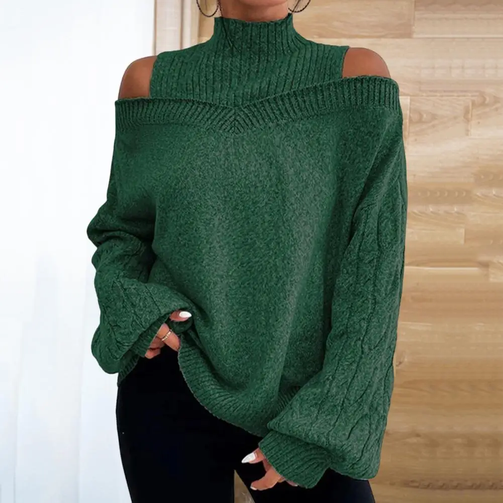 

Sweater Casual Women Sweater Pullover Elastic Spring Sweater Trendy Anti-pilling Spring Sweater for Daily Wear