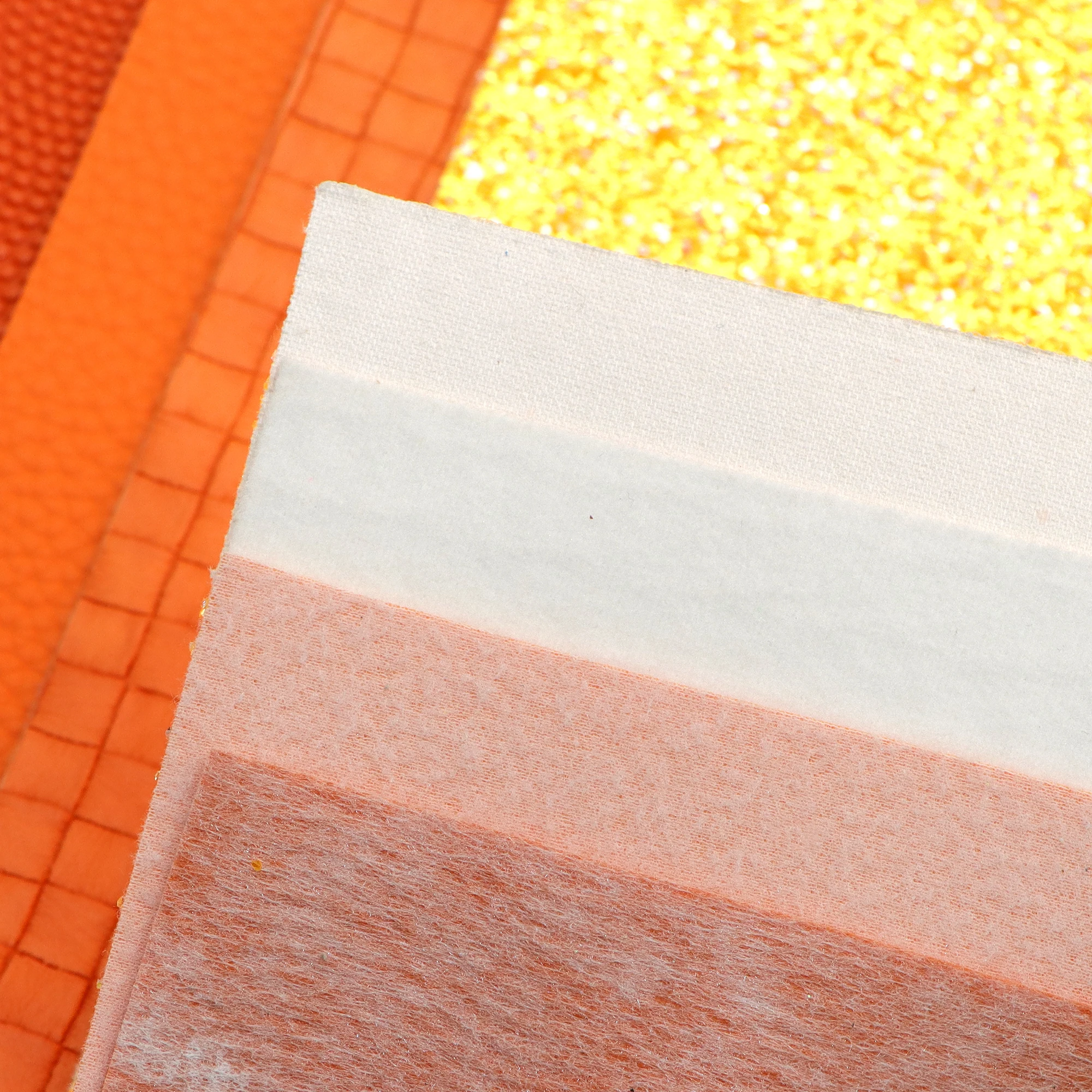 20*33cm Orange Faux Leather Sheets Synthetic Leather Roll Fabric for DIY Earrings Hair Bows Pouches Crafts Materials sewing