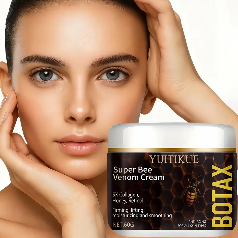 YUITIKUE Super Bee Venom Cream, with five times collagen, honey, and retinol, firms, lifts, moisturizes, and smooths