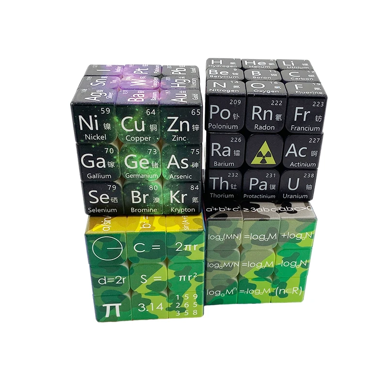 TenaLucy Cube Magique,Cube Tableau Périodique Chimique Cube de