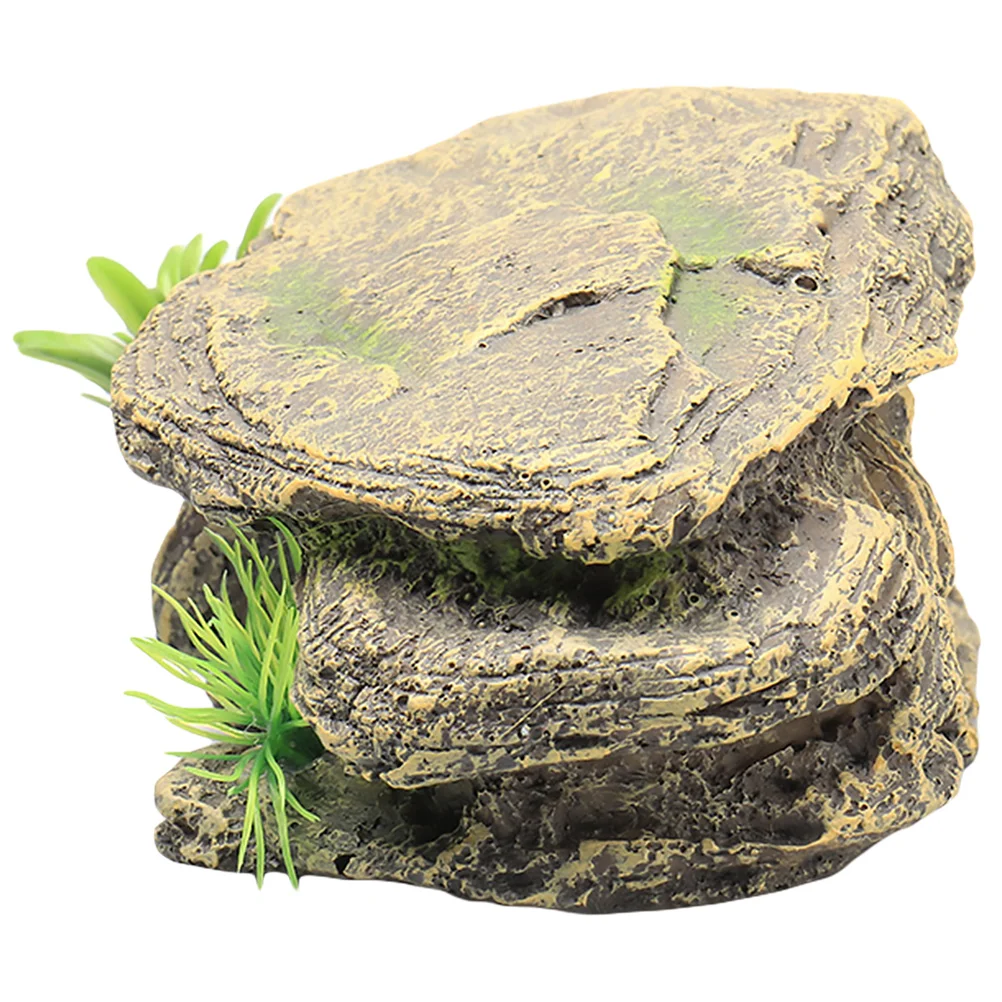 

Tortoise Accessories Fish Tank Landscaping Decoration Decorations Animal Reptile Terrace Aquarium Resin Crafts