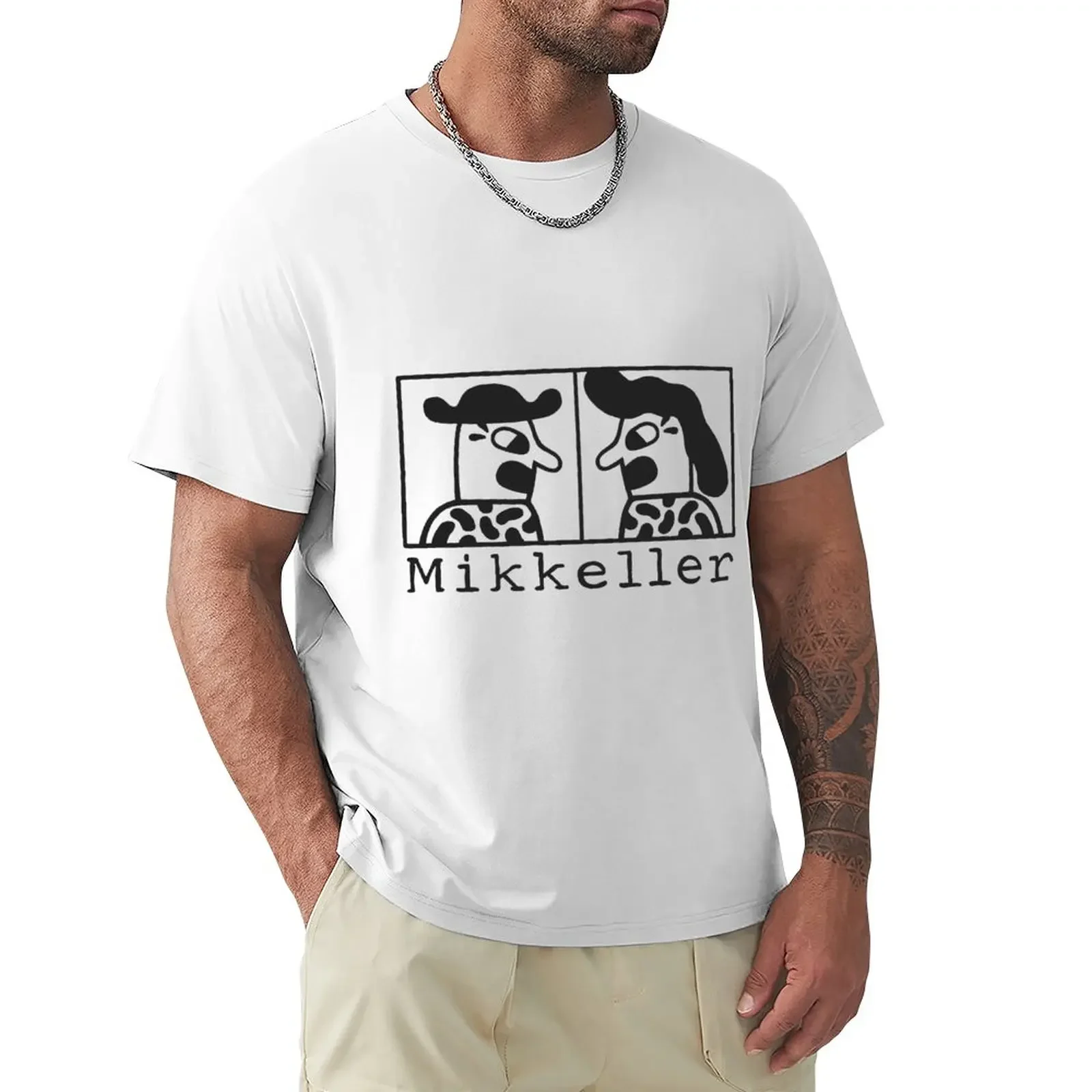 

Mikeller Logo T-Shirt boys whites anime clothes oversized mens champion t shirts