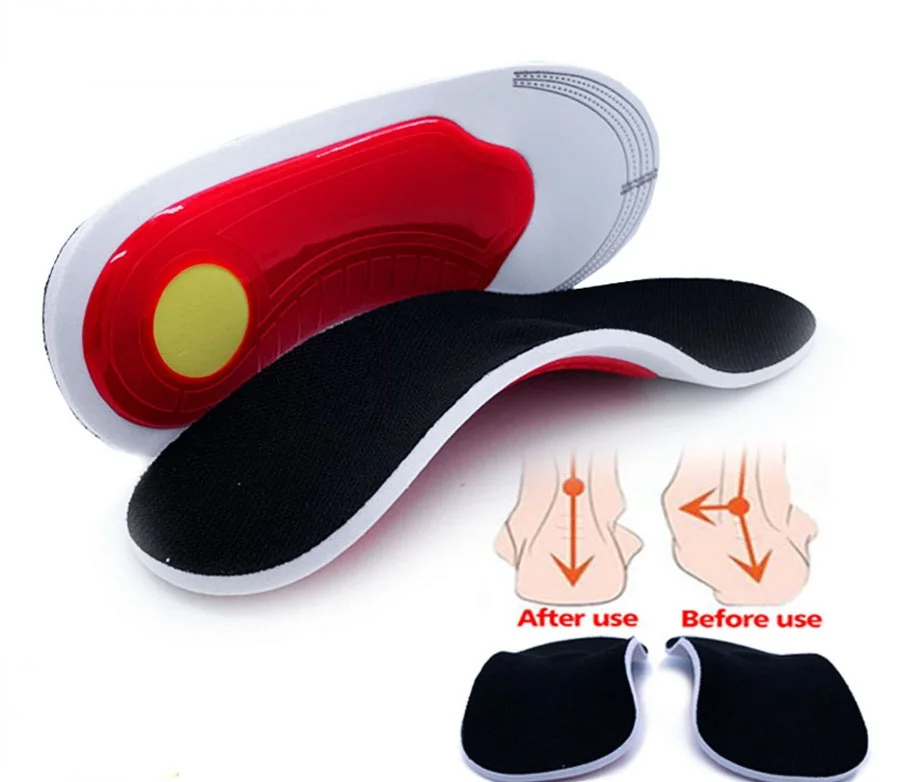 Orthotic High Arch Support Insoles Gel Pad 3D Arch Support Flat Feet For Women / Men orthopedic Foot pain shoe insoles,orthopedic insoles
