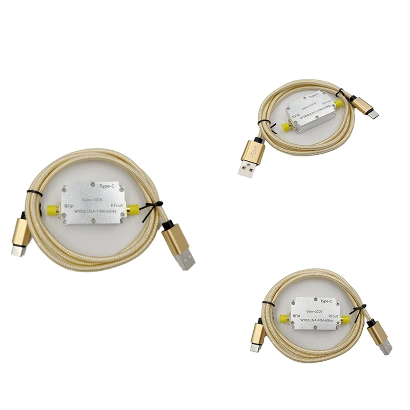 

New 10M-6Ghz Low Noise Amplifier Gain High Flatness LNA RF Signal Driving Receiver Front End For Radio FM Radio
