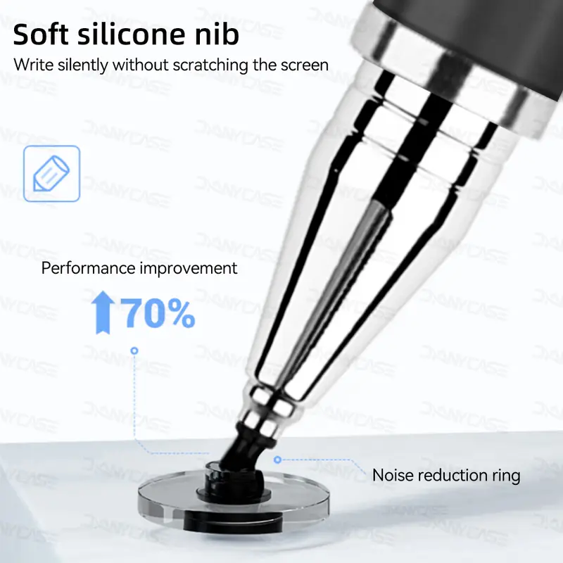 2 in 1 Universal Stylus Pen For Tablet Mobile Android ios Phone iPad Accessories Drawing Tablet Capacitive Screen Touch Pen - Image 3