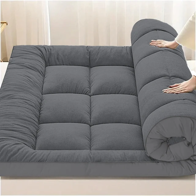 1000GSM Luxury Extra Thick Mattress Pad - Premium Quilted Topper With Breathable & Fluffy Soft, 21 1