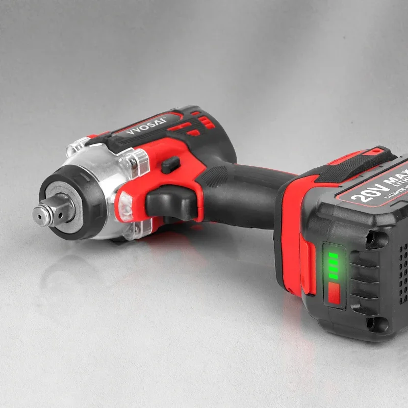 VVOSAI MT-Series 340N.m Electric Impact Wrench 20V Brushless Wrench Socket Li-ion Battery Hand Drill Installation Power Tools 4