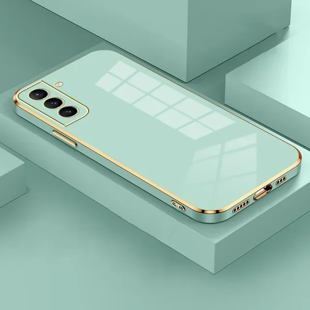 Sleek Plating Silicone Soft Phone Case Cover