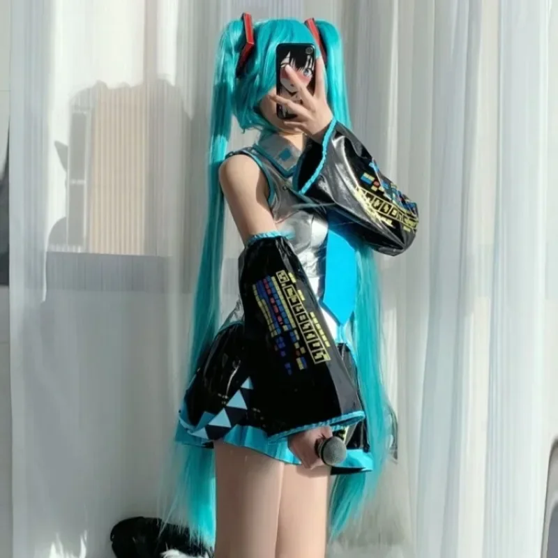 初音ミク コスプレ服 アニメーション式服 ミクウィッグアクセサリー