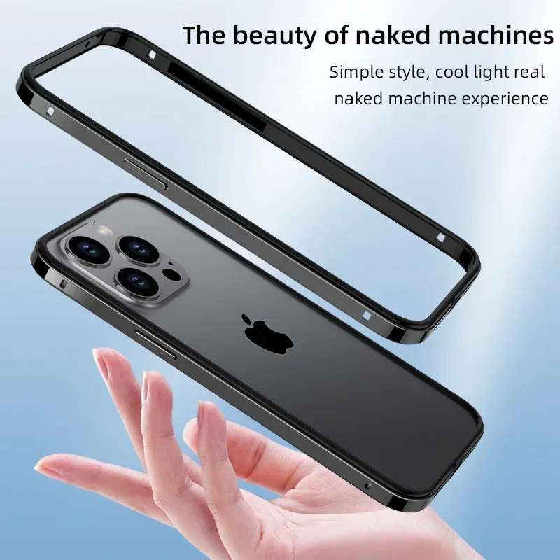 Enhanced Hybrid Silicone & Aluminum Phone Case with Heat Bumper Protection