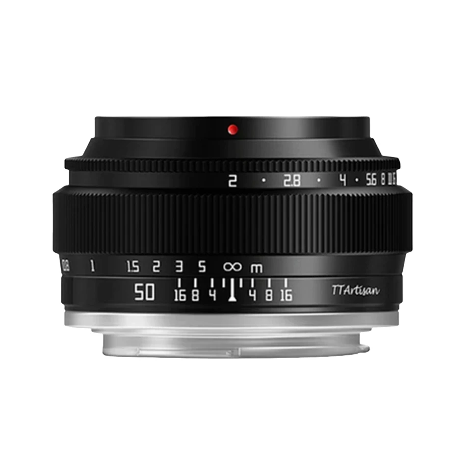 Camera Lens TTArtisan 50mm F2 MF For Sony A7RIII Fuji Canon RP Nikon Z5 Sigma FP Olympus EPL9