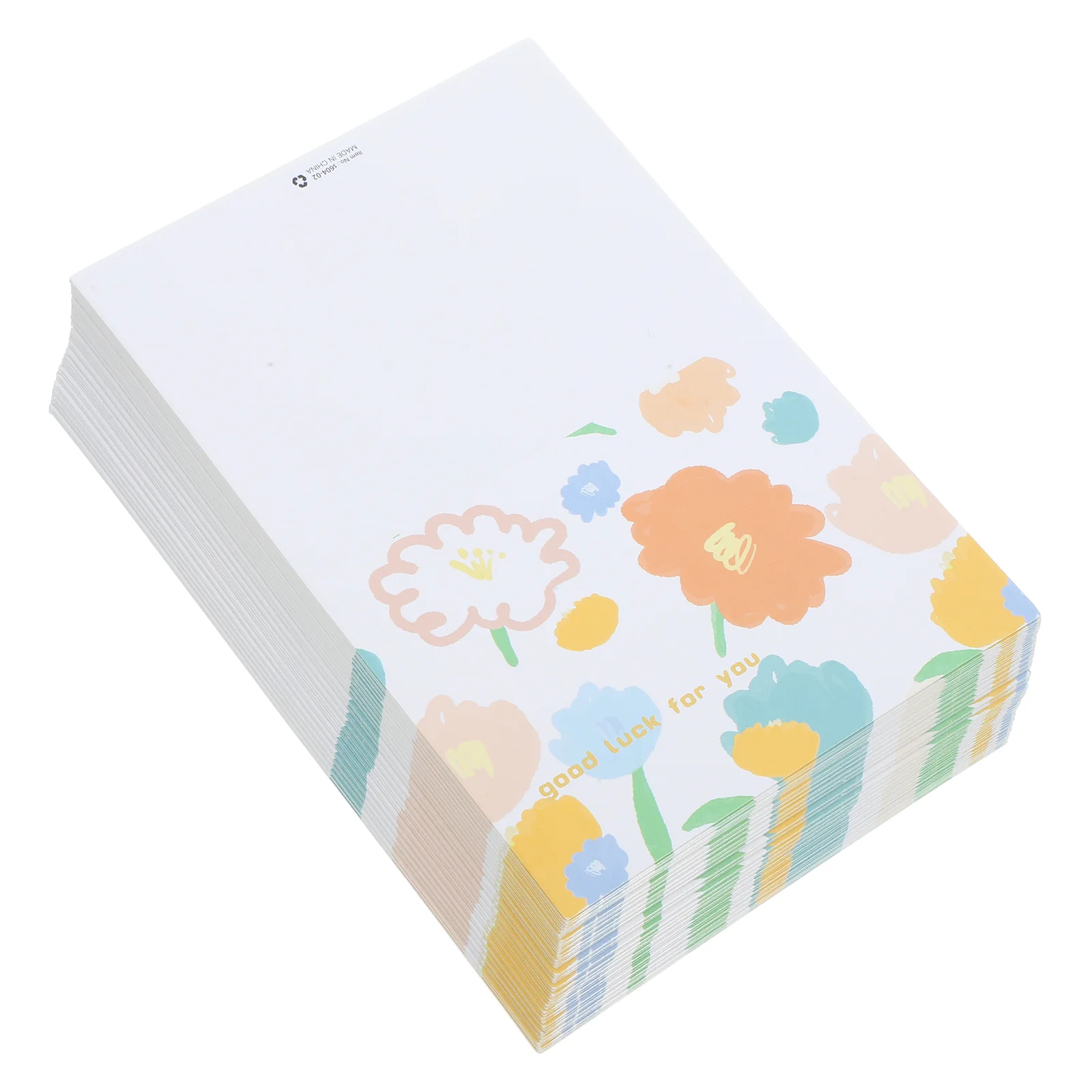 

50 Pcs Small Fresh Greeting Cards Thank-you Folding Flowers Grad Elegant Paper Festival Friends Gift