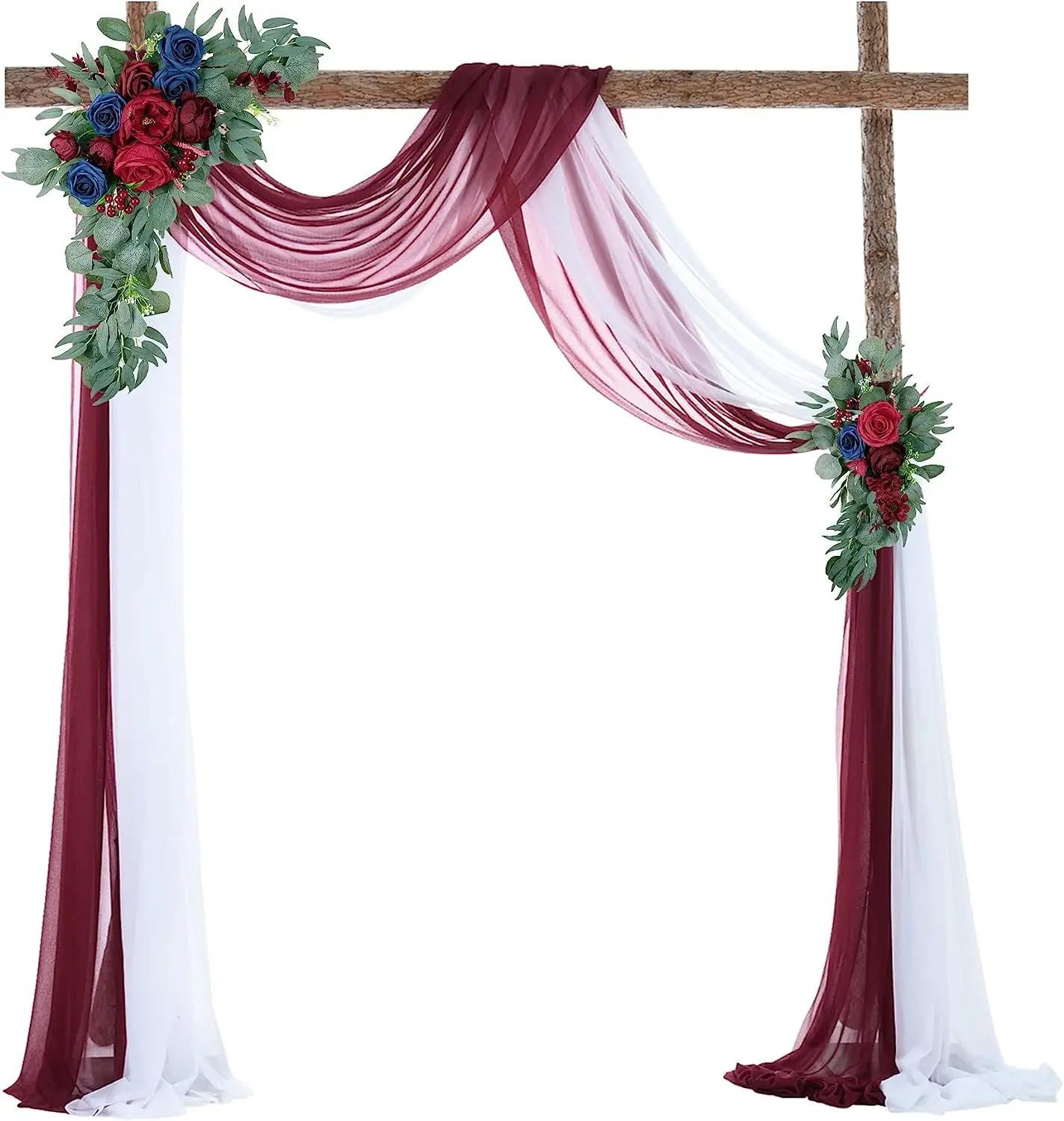 Drape-White Burgundy