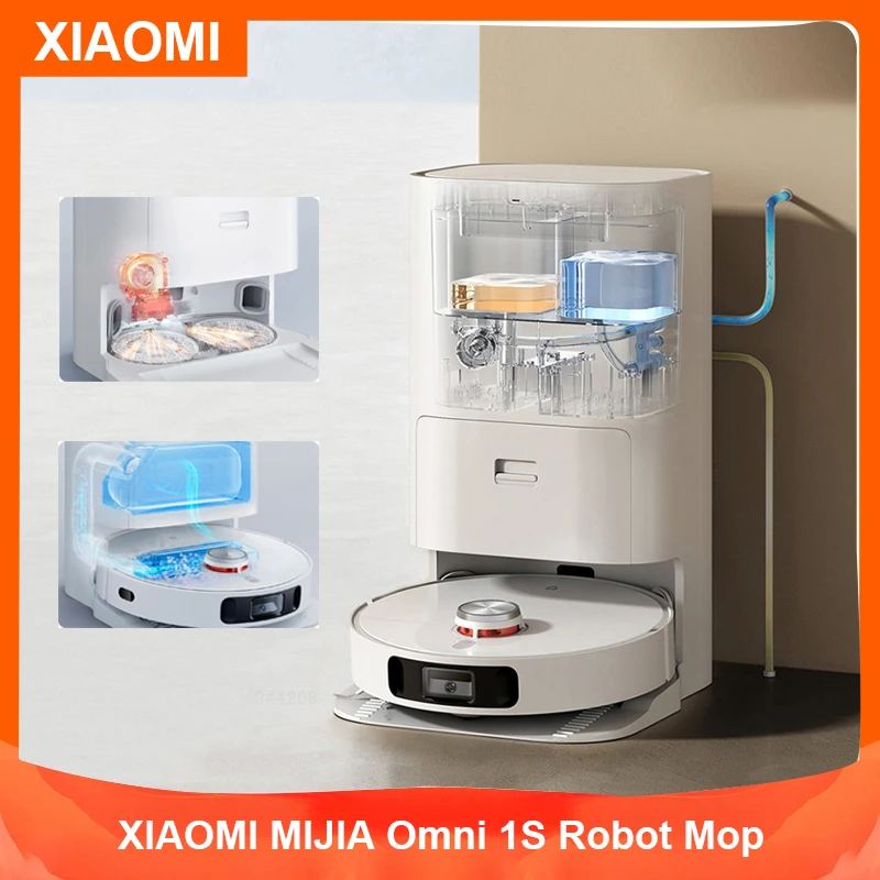 

Робот-Швабра XIAOMI MIJIA Omni 1S, 2023 г., умная база