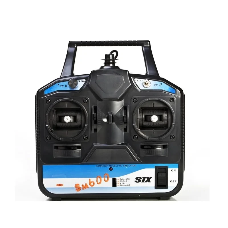 Flysky FS-SM600 RC SM600 시뮬레이터, 6 채널 비행 시뮬레이터, G4, G3.5, Phoenix 2.5, XTR5.0 MODE1 (오른손 스로틀) 시작