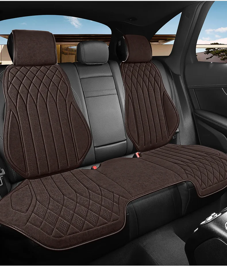 brown rear seats set