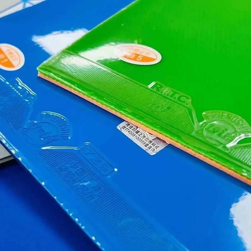 Table Tennis Rubber Friendship 729 Cross Green Blue Purple Series Tacky Pimples-in Ping Pong Color Rubber with ITTF Approved