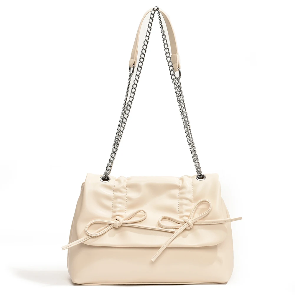 

Женская сумка-бант с ремешком на цепочке из искусственной кожи