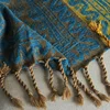 Thread Blanket with Tassel Solid Retro Nordic for Bed Sofa Air Conditioning Blanket Travel Breathable Chic Knit Throw Blanket 5