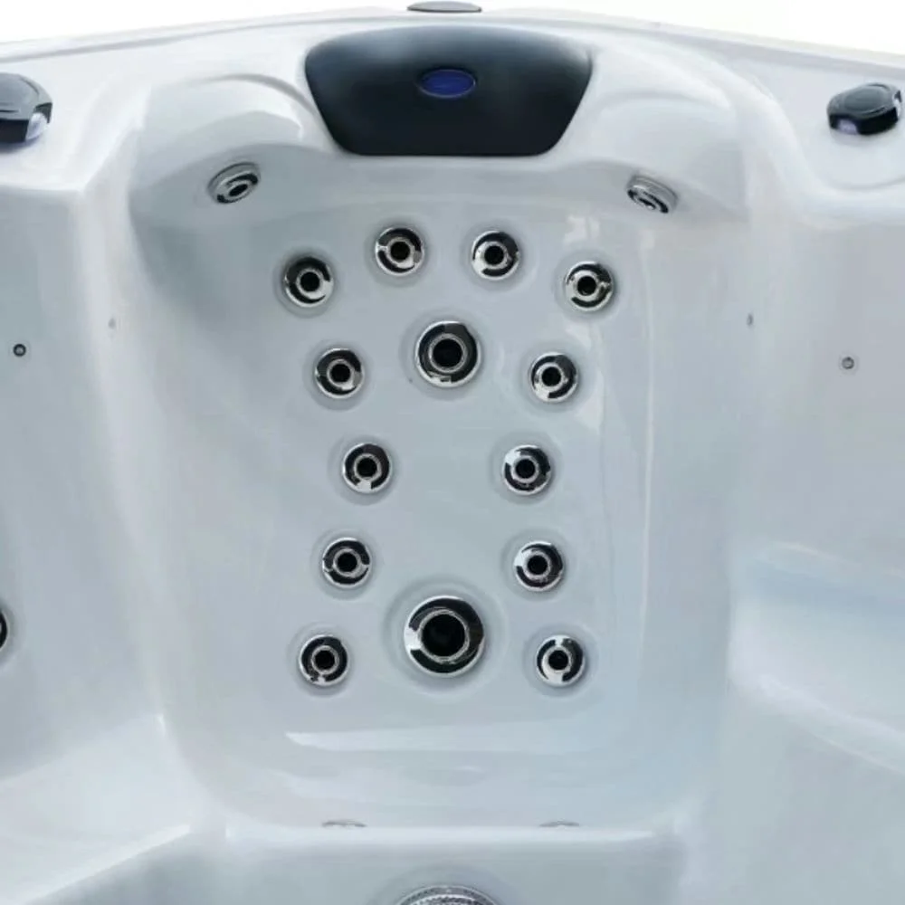 CE Approved Balboa System US Acrylic Massage Spa Tub 5 Person Whirlpool Outdoor Spa Deluxe Garden Hot Tub With 2 Lounger 5