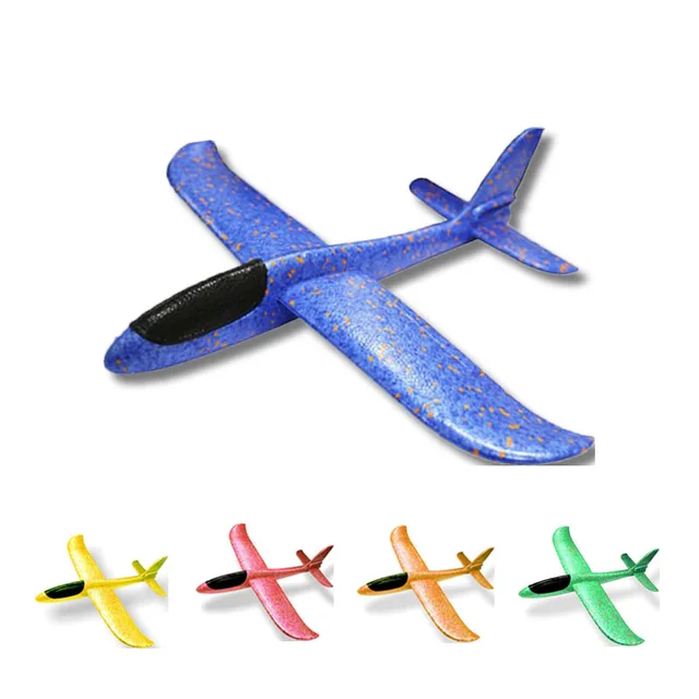 5-10pcs/lot Toys for Children 48 CM Hand Throw Airplane EPP Foam Launch Fly Glider Planes Model Aircraft Outdoor Fun Party Game 1