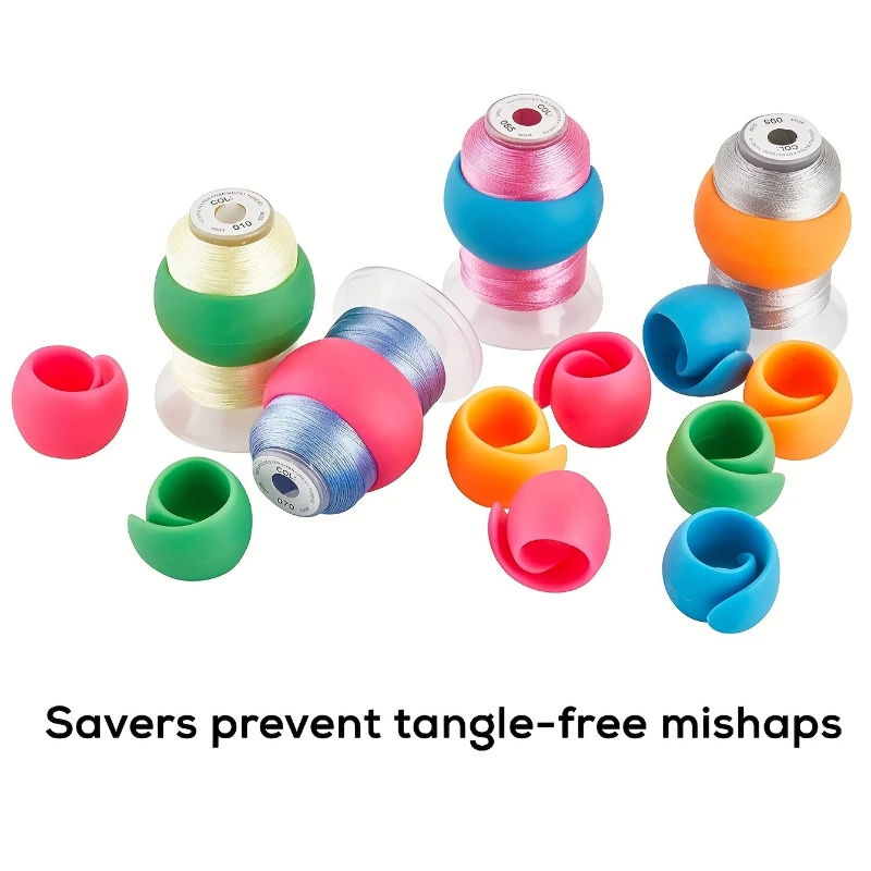 Silicone Bobbin Small Spool Silicone Bobbin Clip Line Head Off Spool Fixed Clip Sewing Tool