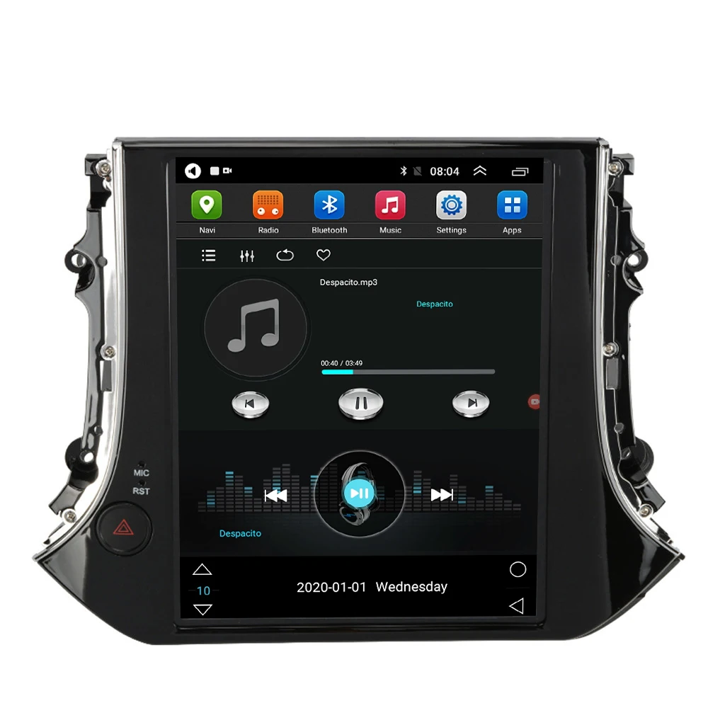 Автомагнитола 2 din на Android Авторадио в стиле Тесла для Volkswagen Tiguan 2013-2016
