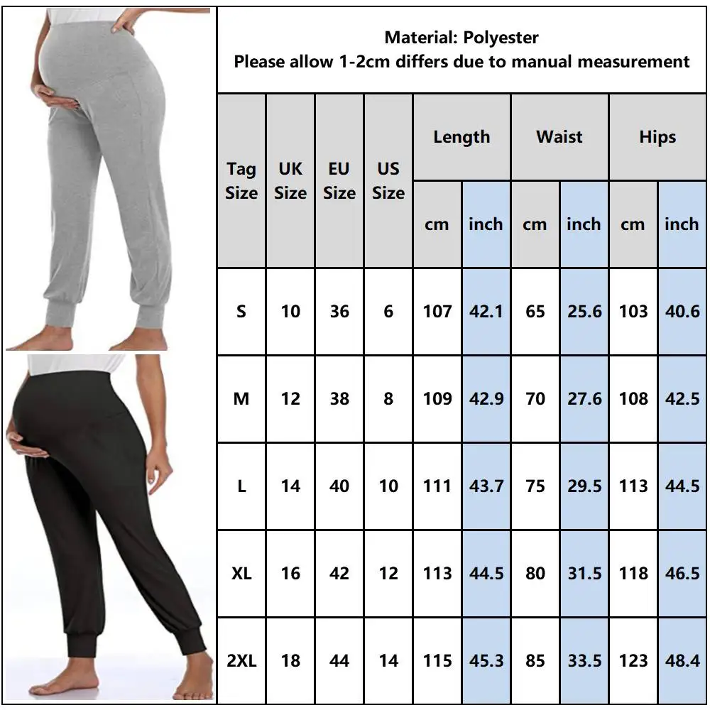 Maternity Trousers Summer New Pregnant Casual Loose Solid Color Belly Support Maternity Pants Elastic Waist Maternity Leggings 6