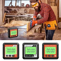 4*90° Magnetic Based Digital Electronic Level Inclinometer Digital Angle Finder Protractor For Woodworking Precision Level Box 1