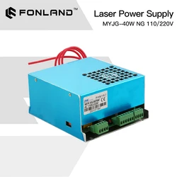 FONLAND 40W CO2 Laser Power Supply M40WT 110V 220V for CO2 Laser Engraving Cutting Machine Model A