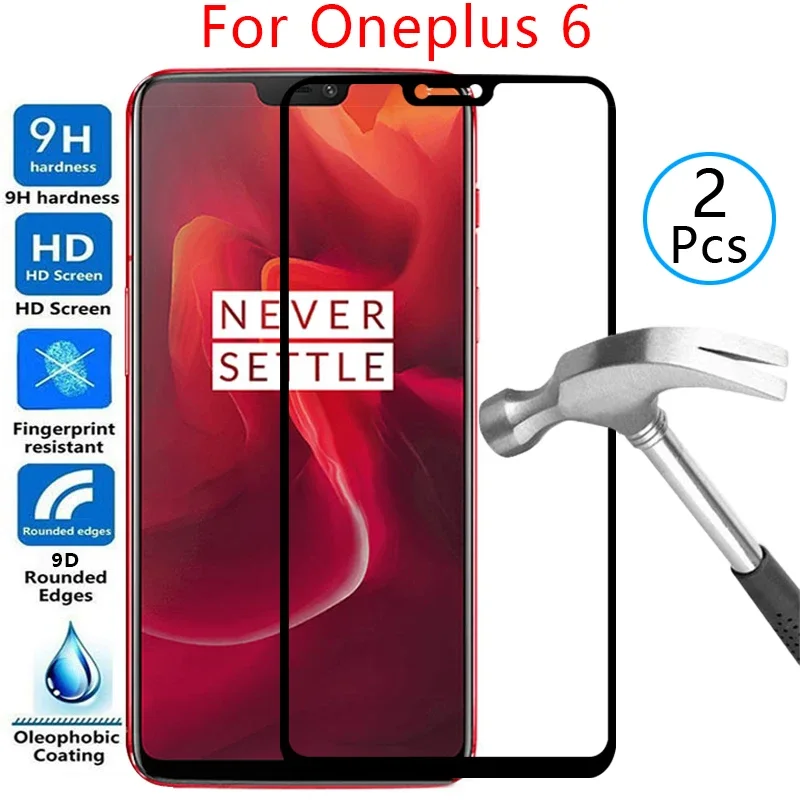 Фото Закаленное стекло для защиты экрана для oneplus 6 чехол, чехол для one plus 6 plus6 oneplus6 6,28, защитный чехол для телефона omeplus 9h №1