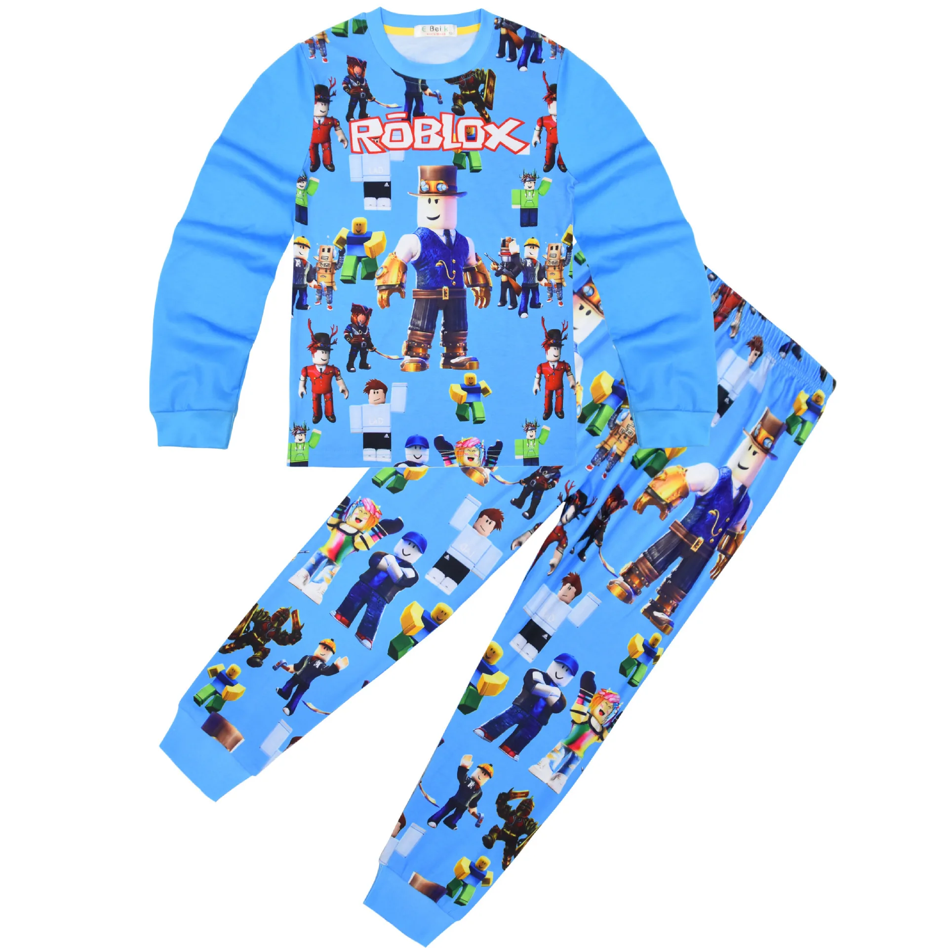 Roblox-Terno de lazer de duas peças para meninos e meninas, camiseta e  chapéu de manga curta, periférico de jogo, melhor presente de aniversário -  AliExpress