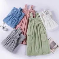 New Wearable Bath Towel Dress Women's Fast Drying Beach Spa Magical Nightwear Sleeping Shirts Clothes Bathrobe Bath Skirt 4